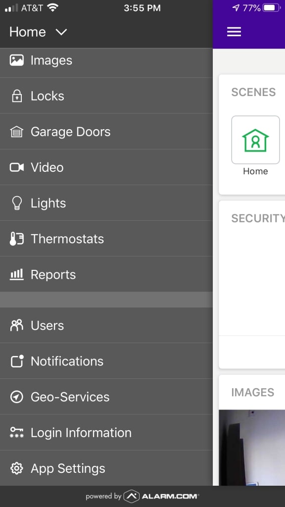 A screenshot shows how to turn on geo-services on the Guardian Protection app.