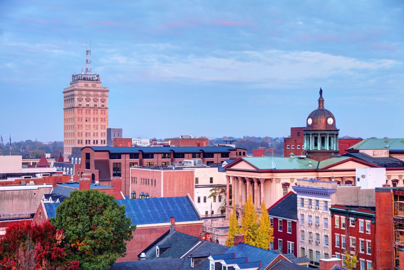 Landscape view of Lancaster, PA