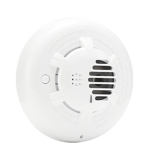 Left side of Guardian Protection carbon monoxide detector
