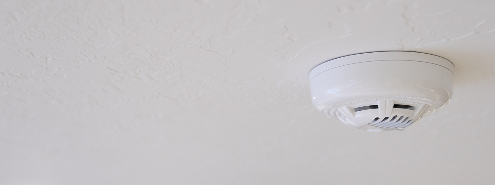 Guardian Protection carbon monoxide detector on ceiling