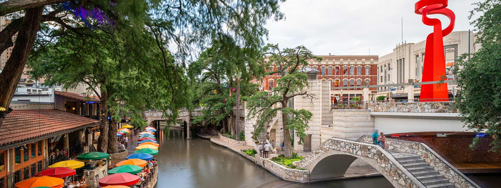 Riverwalk in downtown San Antonio, TX