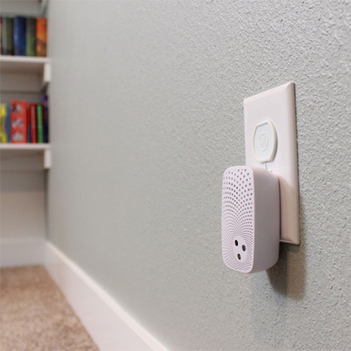 Guardian Protection alarm siren plugged into wall