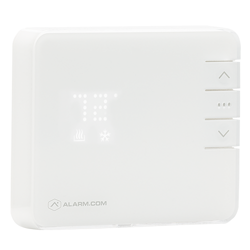 Left side of Guardian Protection smart thermostat