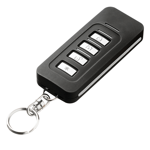 Right side view of Guardian Protection key fob