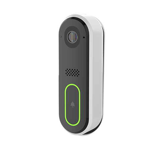 Guardian Protection's Video Doorbell, left-side view