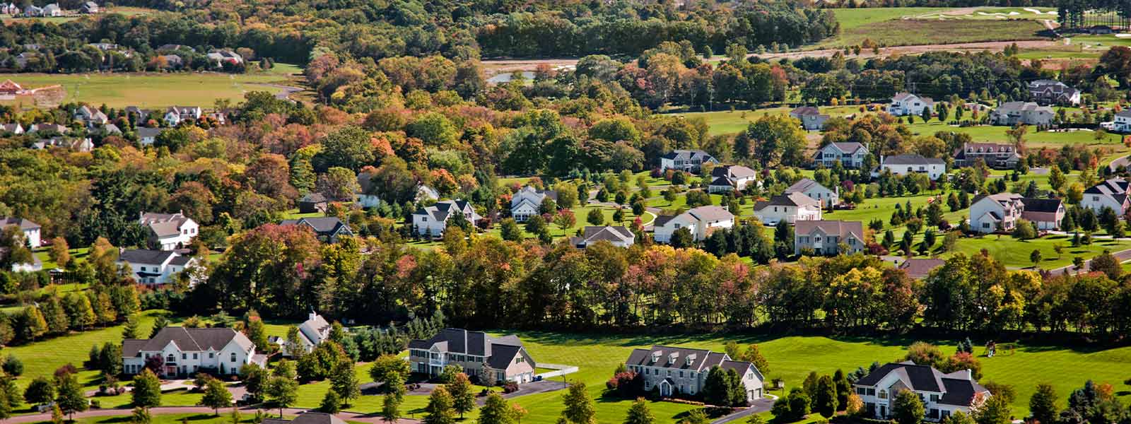 Aerial view of Morgantown, WV