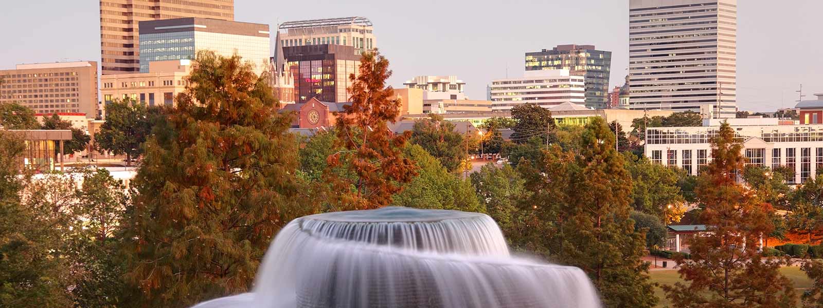 Cityscape view of Columbia, SC