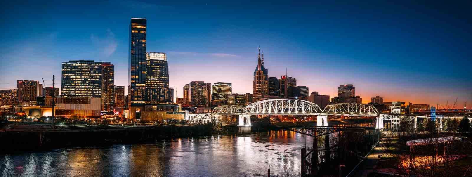 Cityscape of Nashville, TN