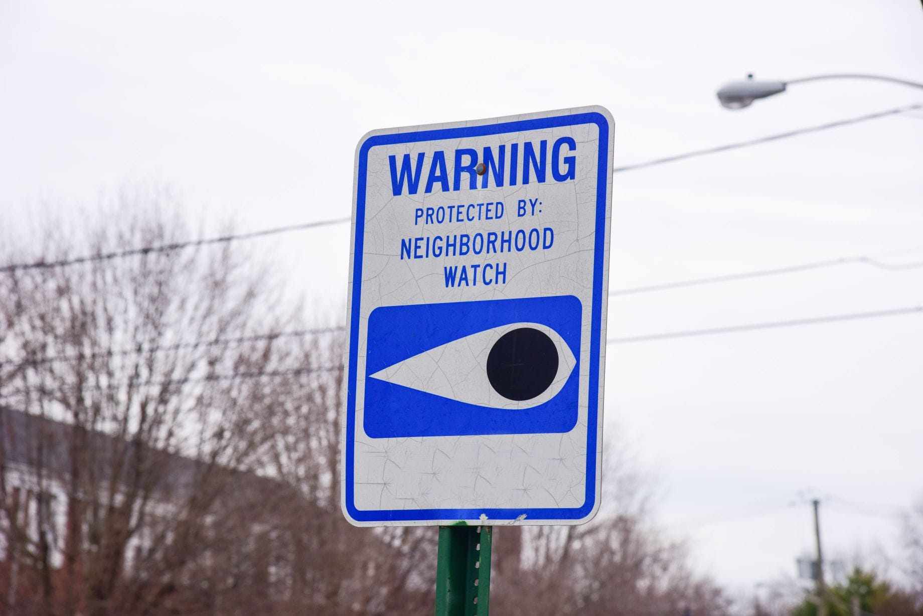 Neighborhood watch sign