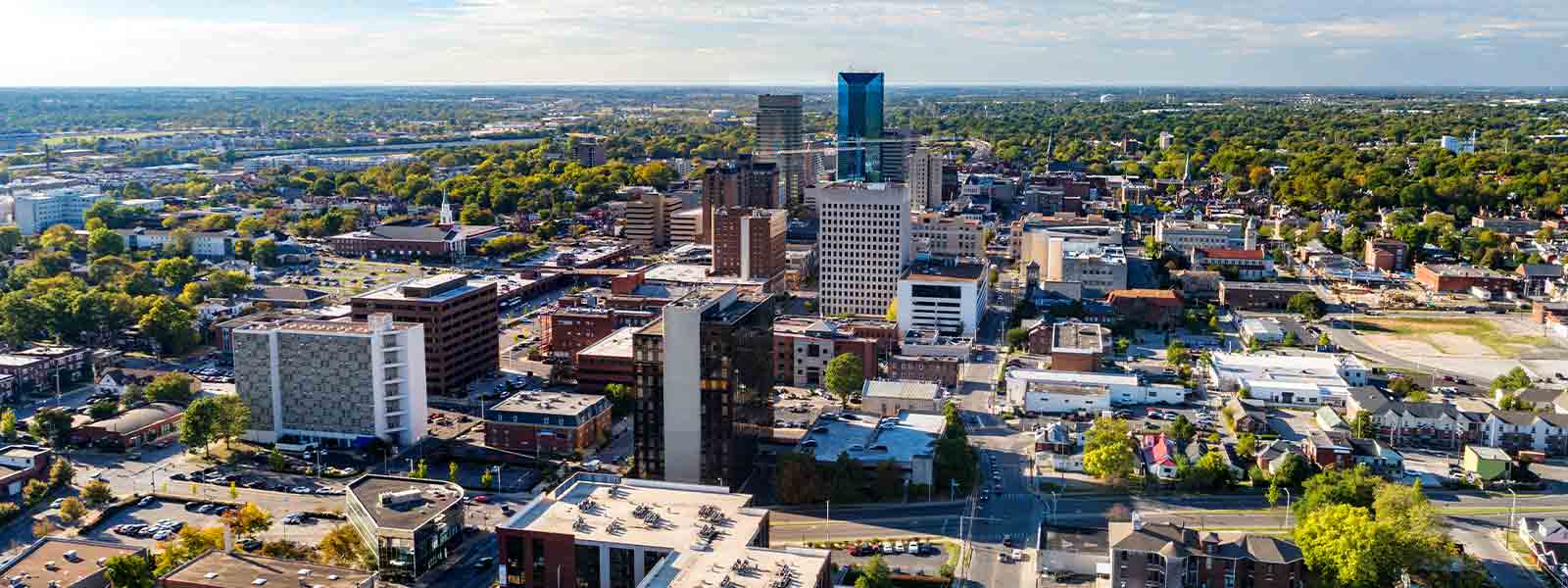 Cityscape view of Lexington, KY