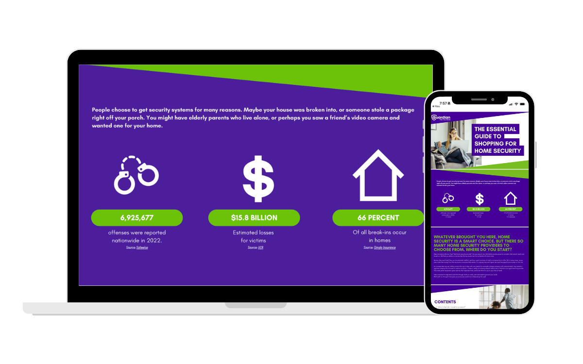 Guardian Protection Home Security Buying Guide