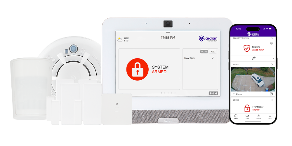 Guardian Protection's Essentials Home Security Package with Water & Freeze Sensor