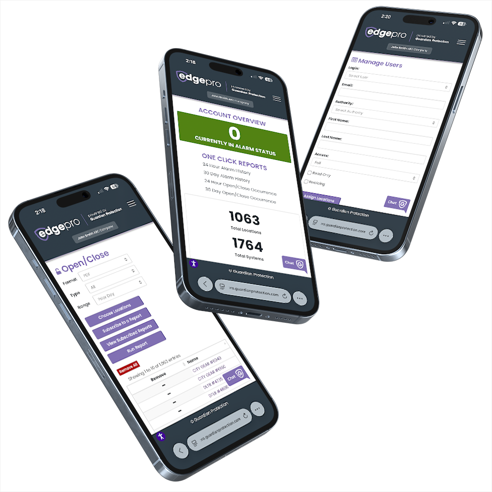 EdgePro on mobile phone