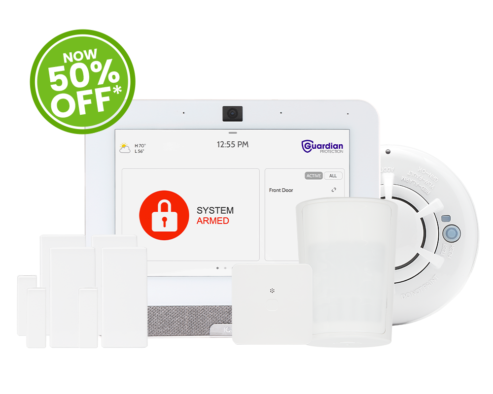 Guardian Protection's Essentials Home Security Package with Offer Call Out